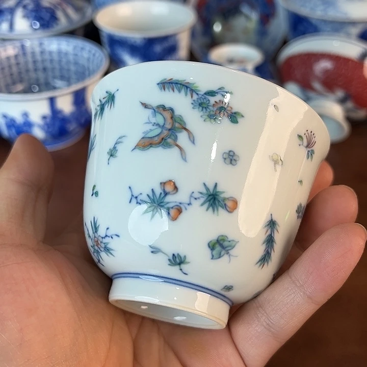 瓷片景德镇全手工手绘陶瓷