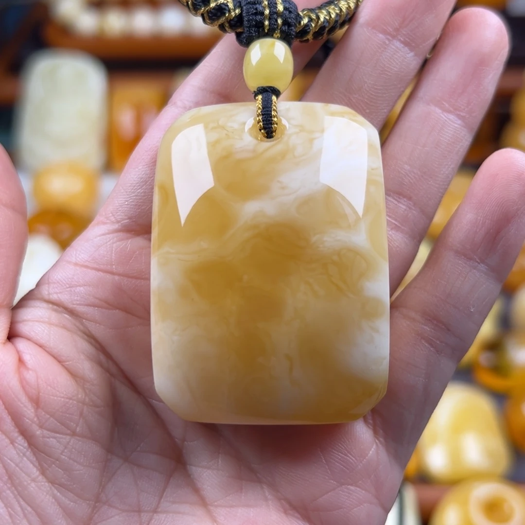 未镶嵌颈饰琥珀纯天然琥珀蜜蜡无优化