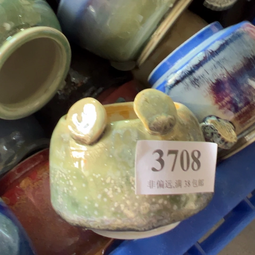 红陶景德镇手工花盆