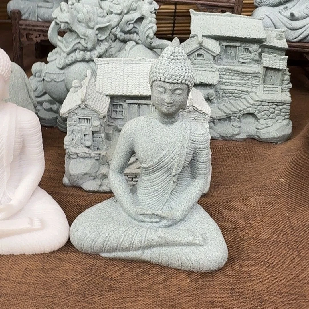 石材青砂石大日如来