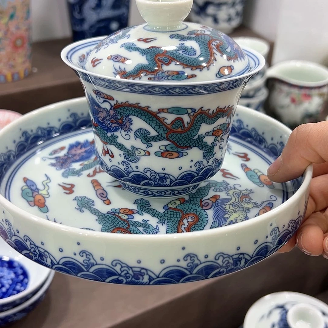 盖碗景德镇去景德镇高景德镇，景德镇