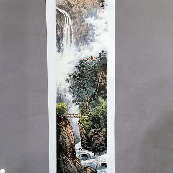 国画亲笔手绘放心去藏