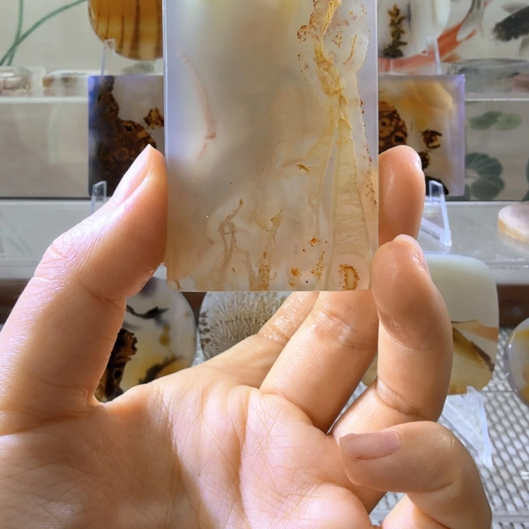 玛瑙/玉髓未镶嵌吊坠(不含链)18