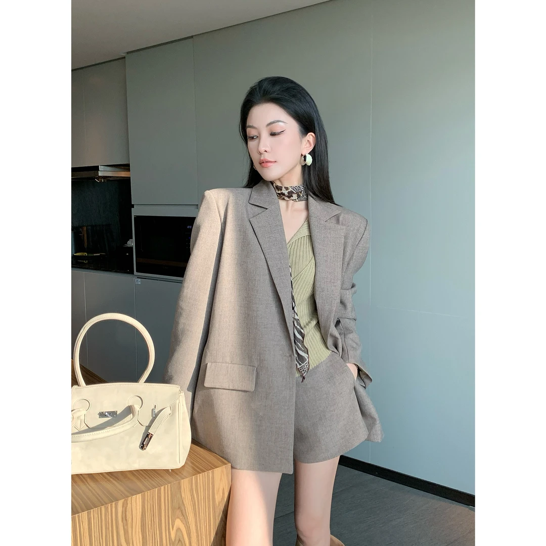 气质百搭休闲韩版外套秋冬新款显瘦时尚裤子女JC09KZPT421