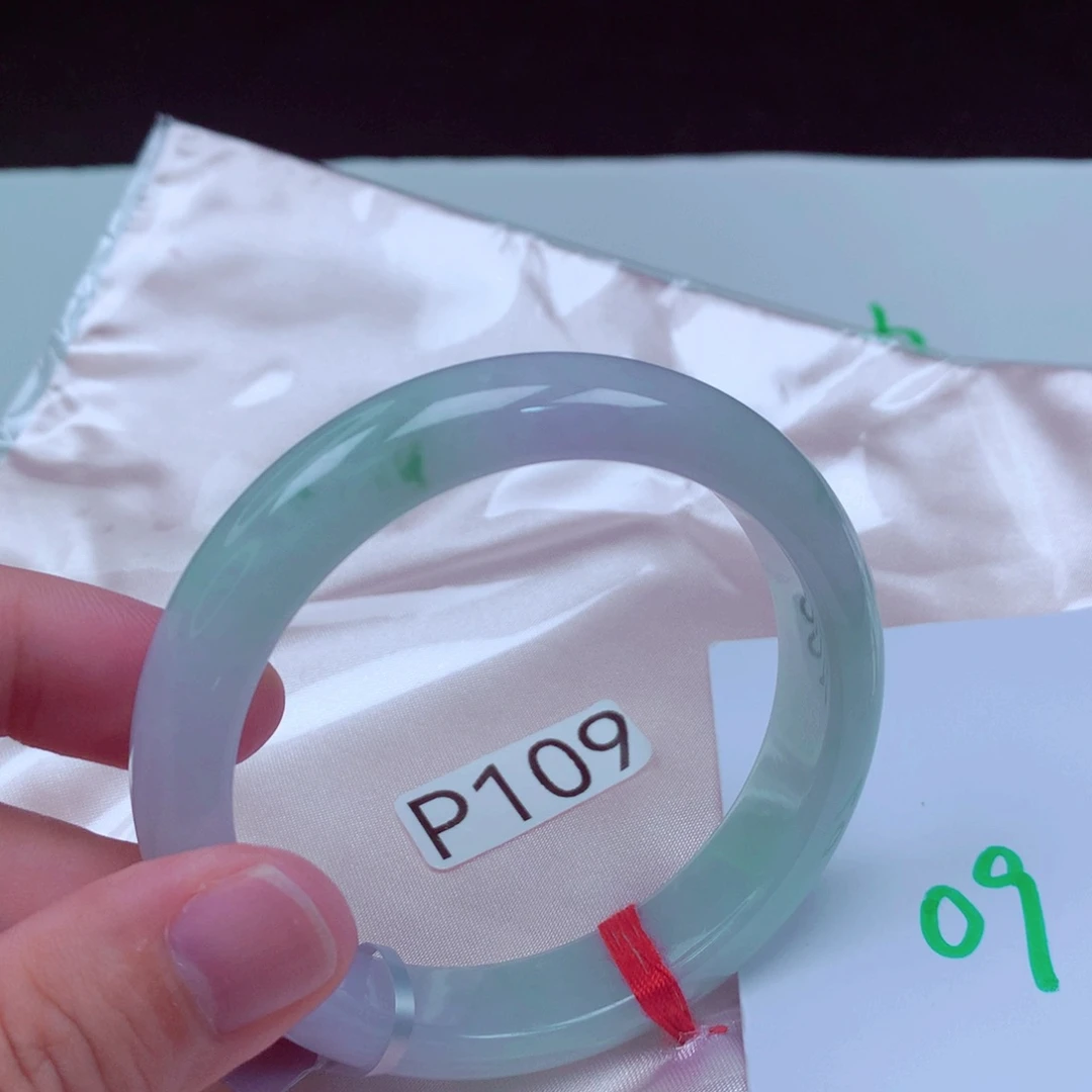 未镶嵌手镯翡翠缅甸天然A货翡翠手镯55.6