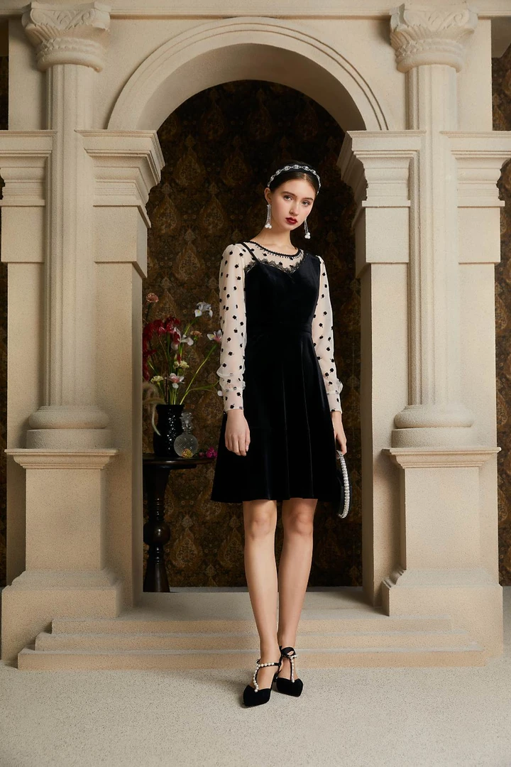 DILI 春装新品2025女装 时尚连衣裙 321434601