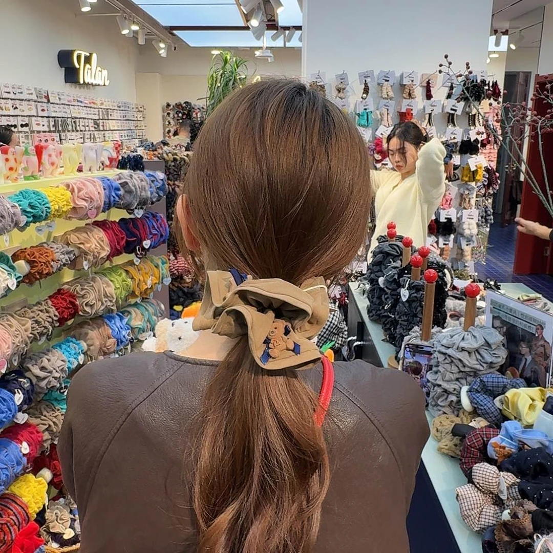 咖色小熊发圈哦哦哦哦哦哦