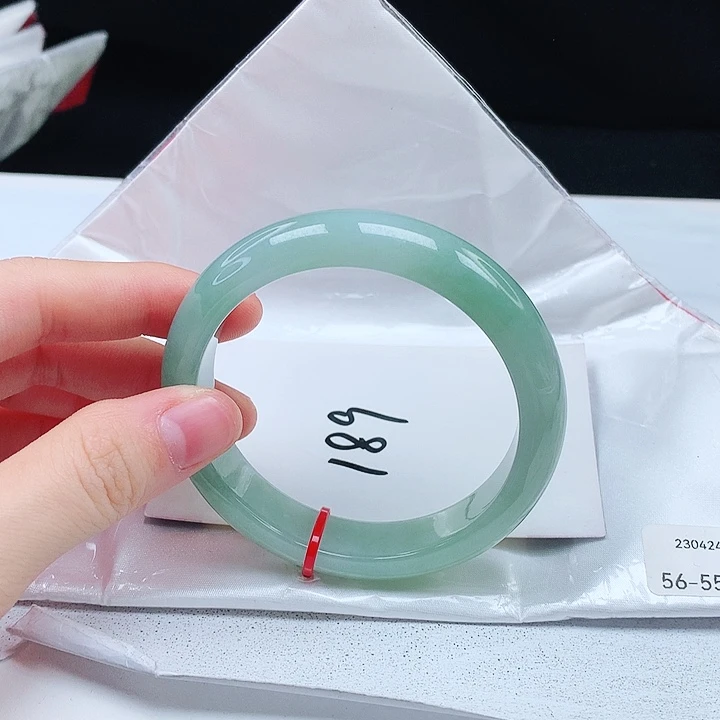 翡翠手镯未镶嵌缅甸天然a货手镯56