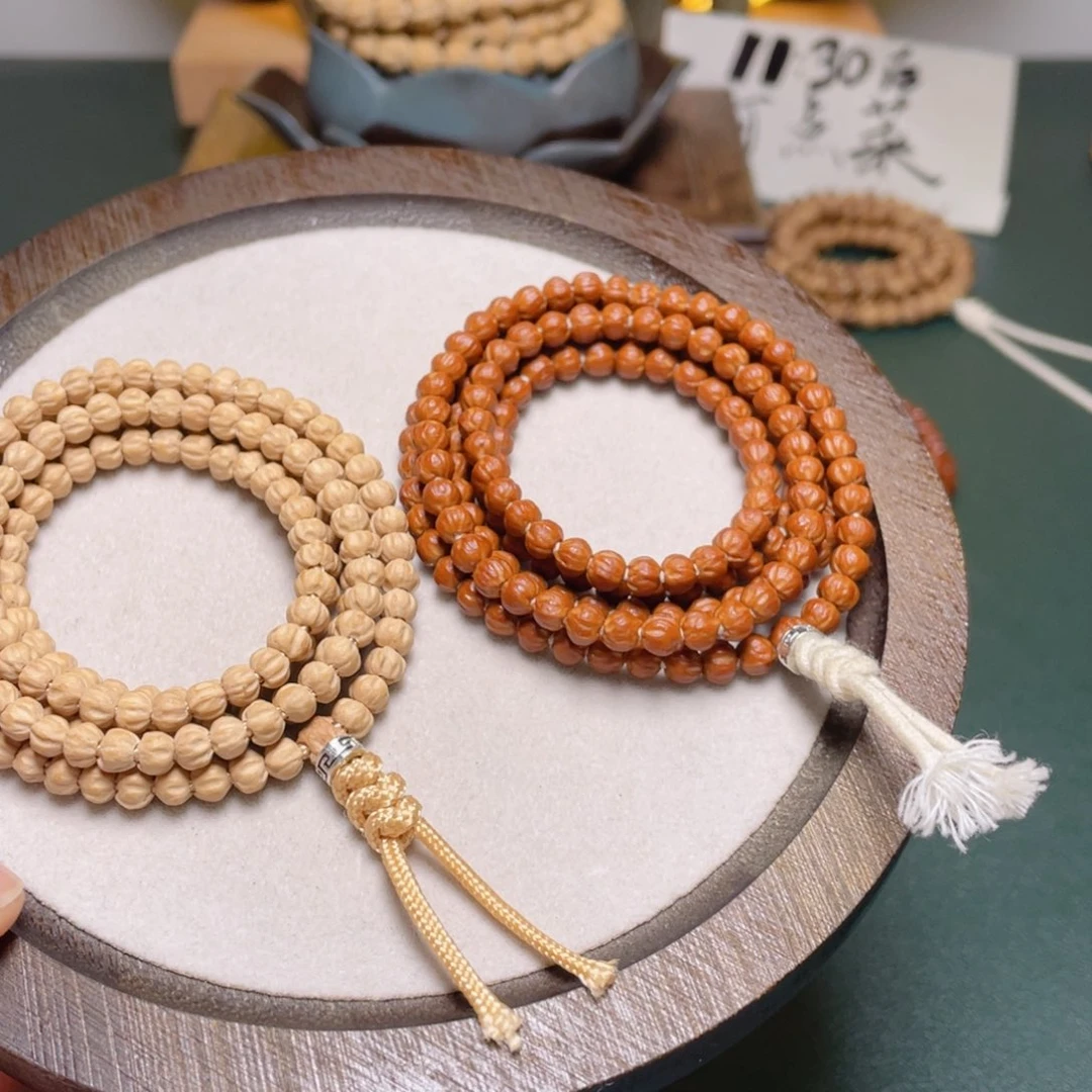 柏香籽/百香籽吊坠莲花金豆