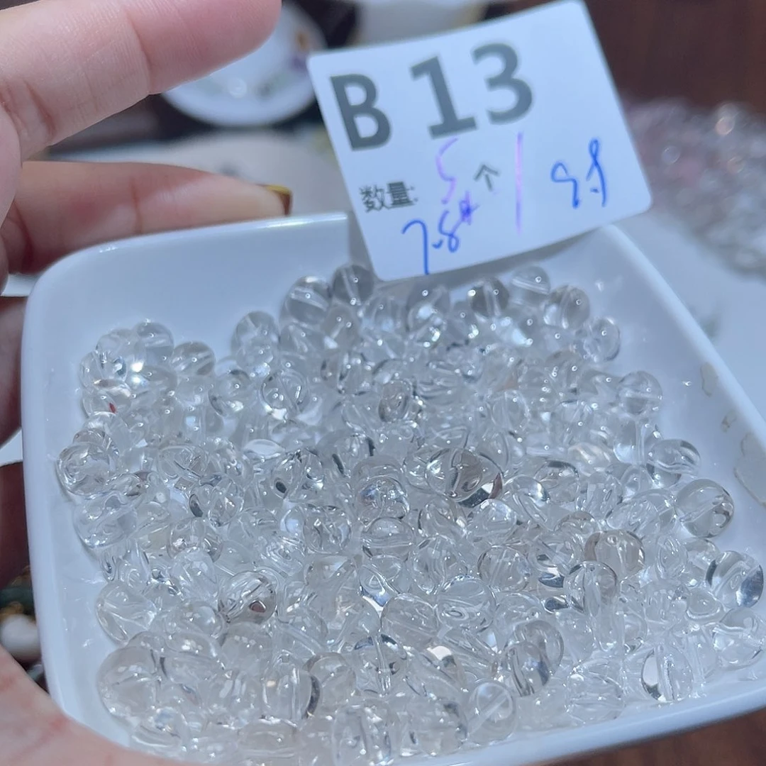 水晶珠宝半成品未镶嵌B13。