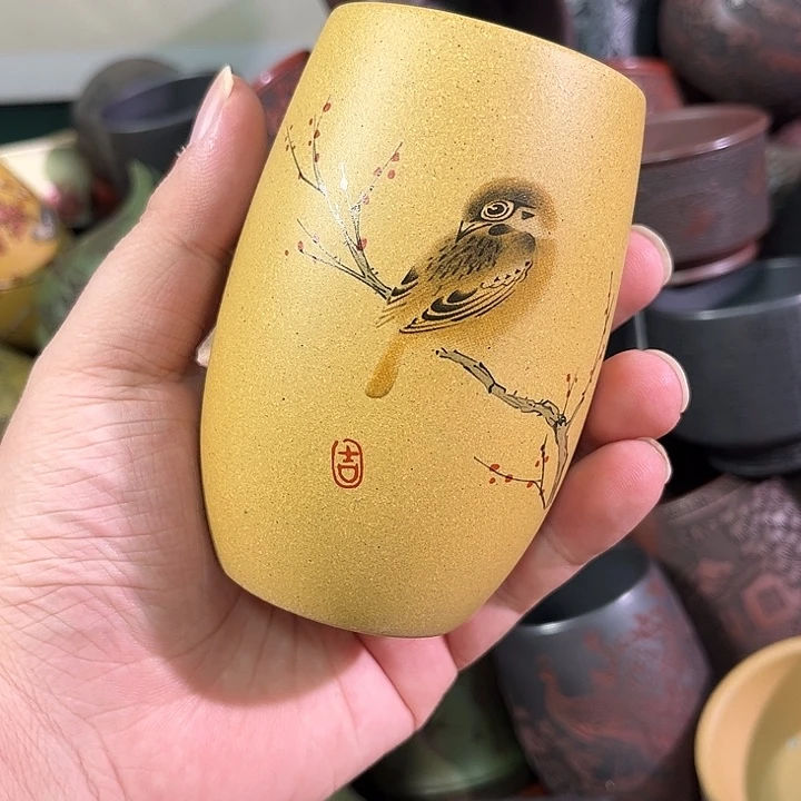 茶杯紫砂全手工紫砂主人杯