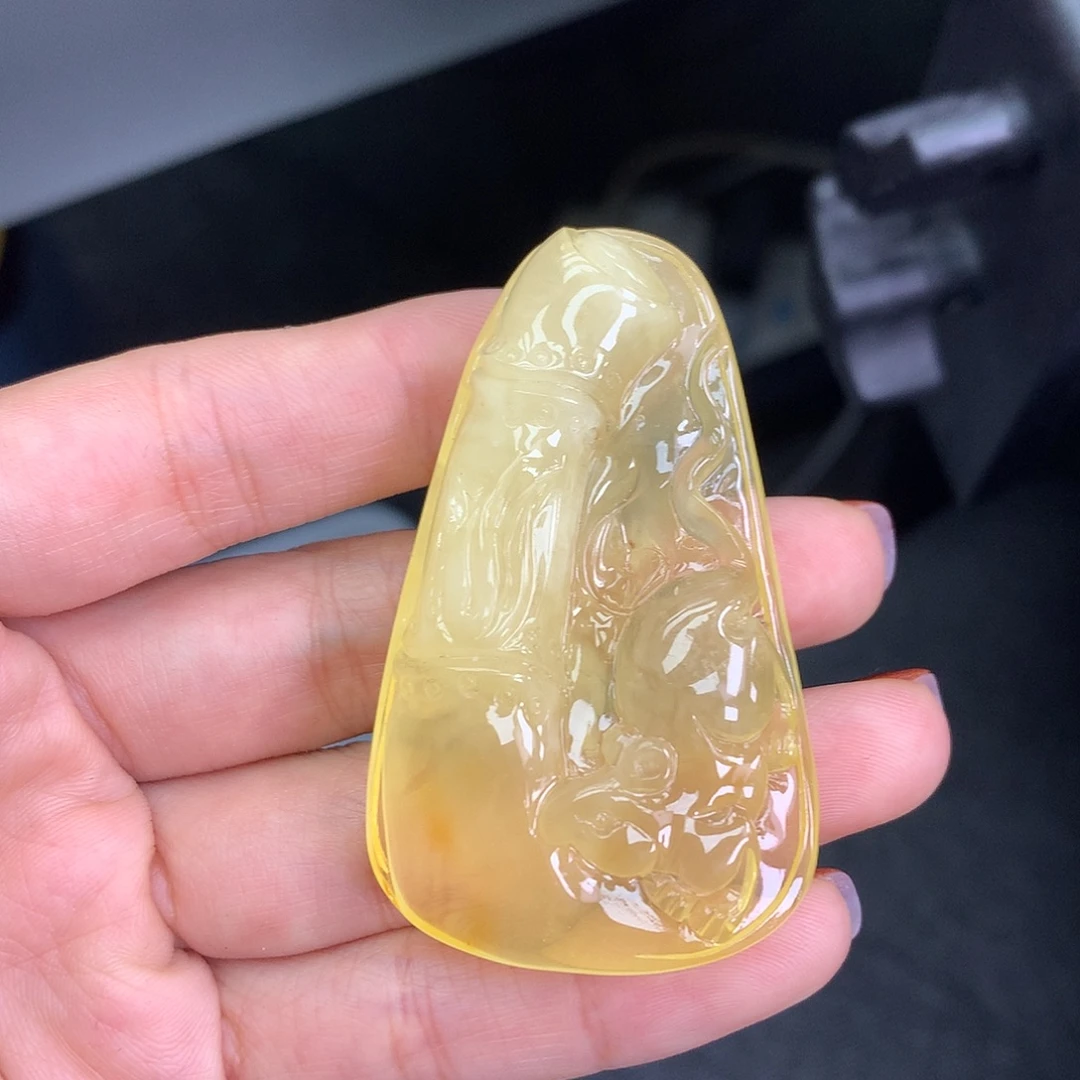 琥珀未镶嵌珠宝奇石57*34*15