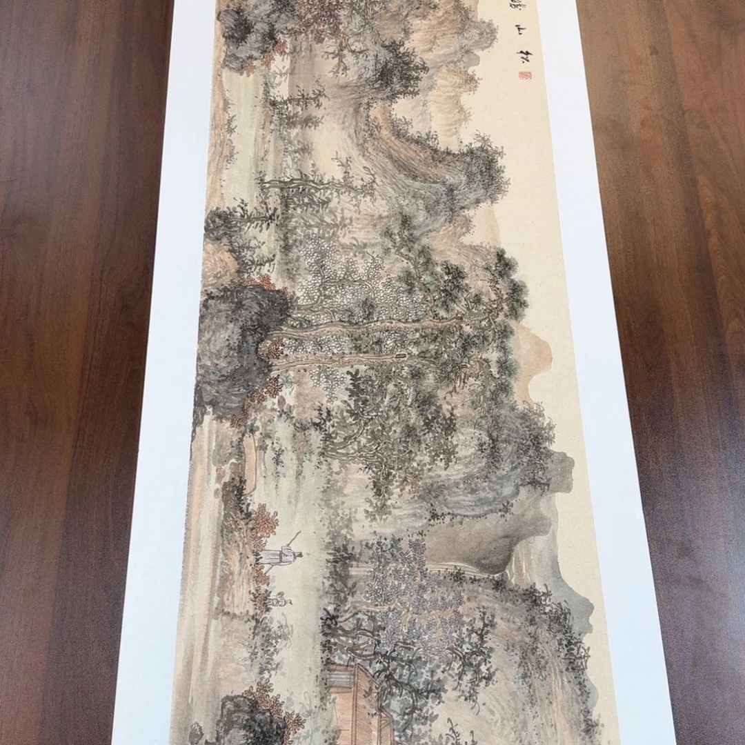 国画国画作品山水花鸟