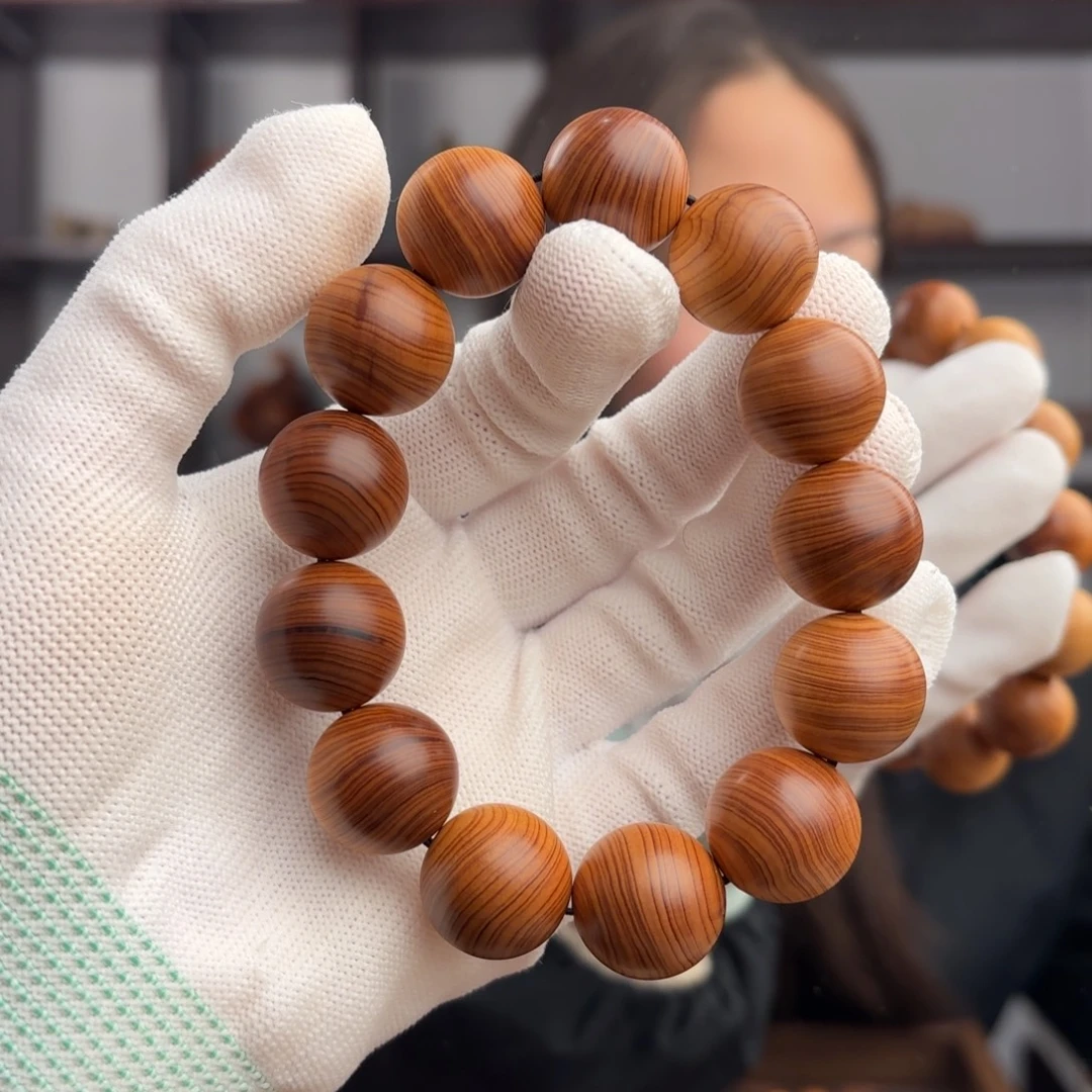 柏木（崖柏）手串/手链 红油虎皮纹1.8泥膏香料薄荷甜32.4