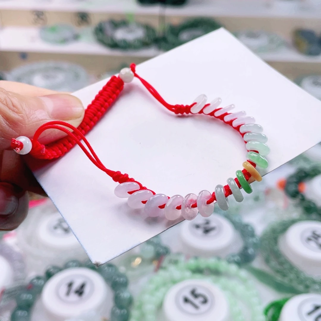 翡翠未镶嵌项链天然翡翠手链