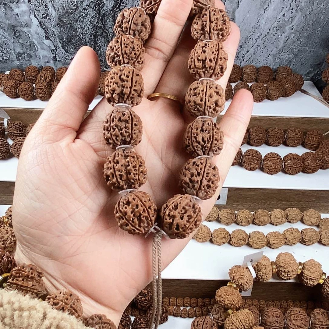 1***1金刚菩提手串原生态高桩天王塔精品