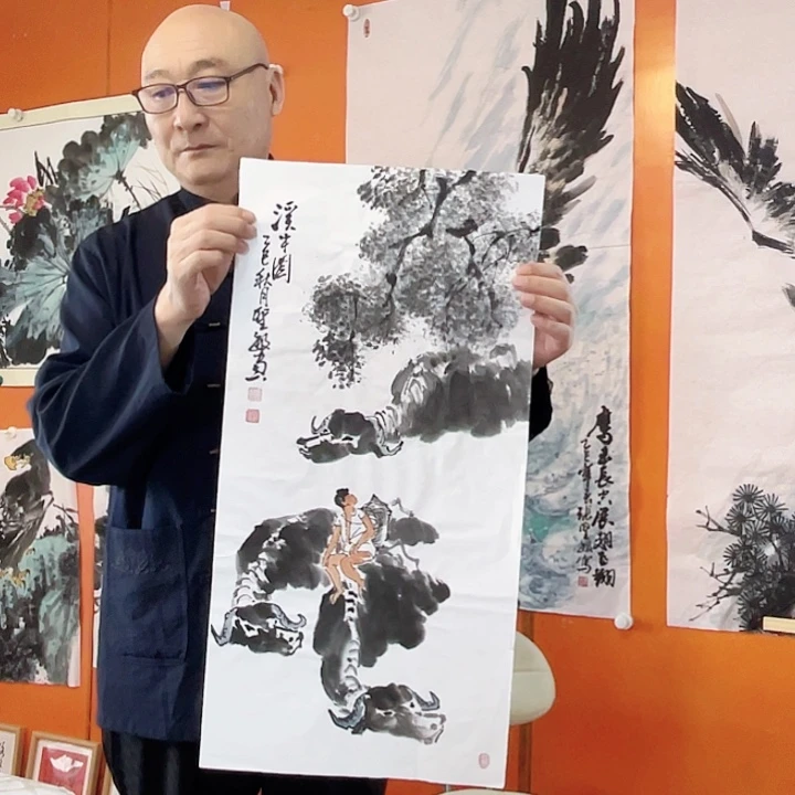 国画张圣敏先生纯手绘作品