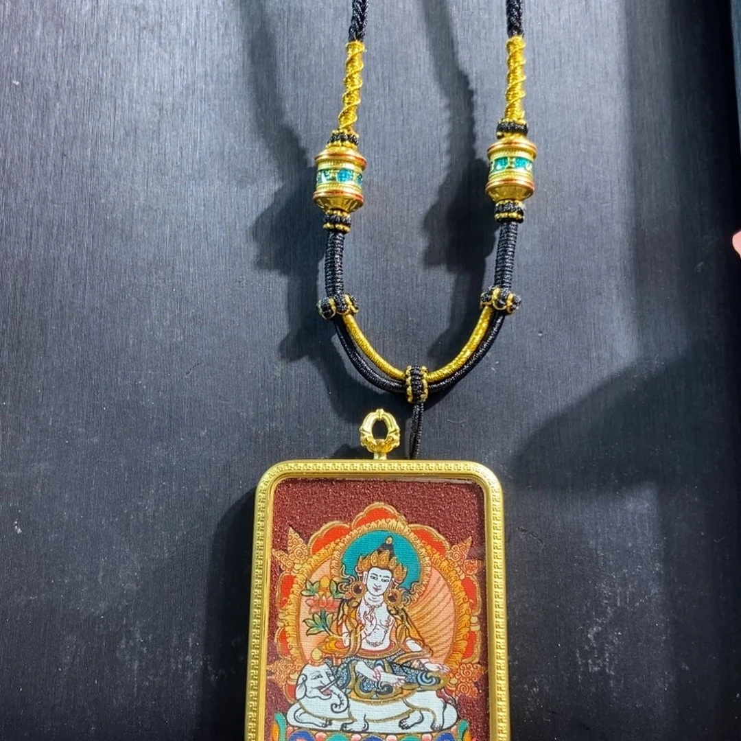 好****吊坠美丽的唐卡结缘