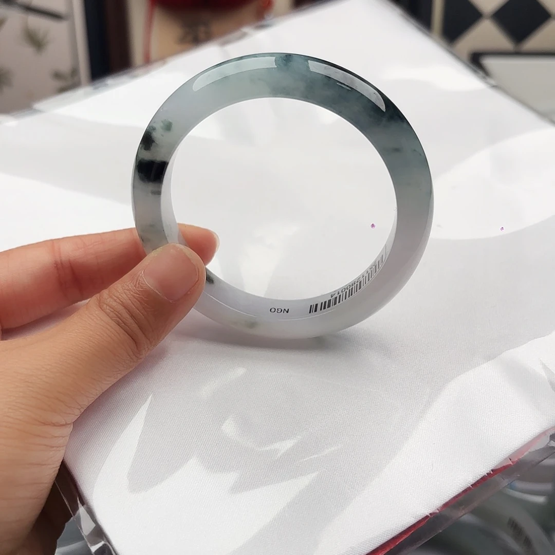 翡翠未镶嵌手镯56-58 27