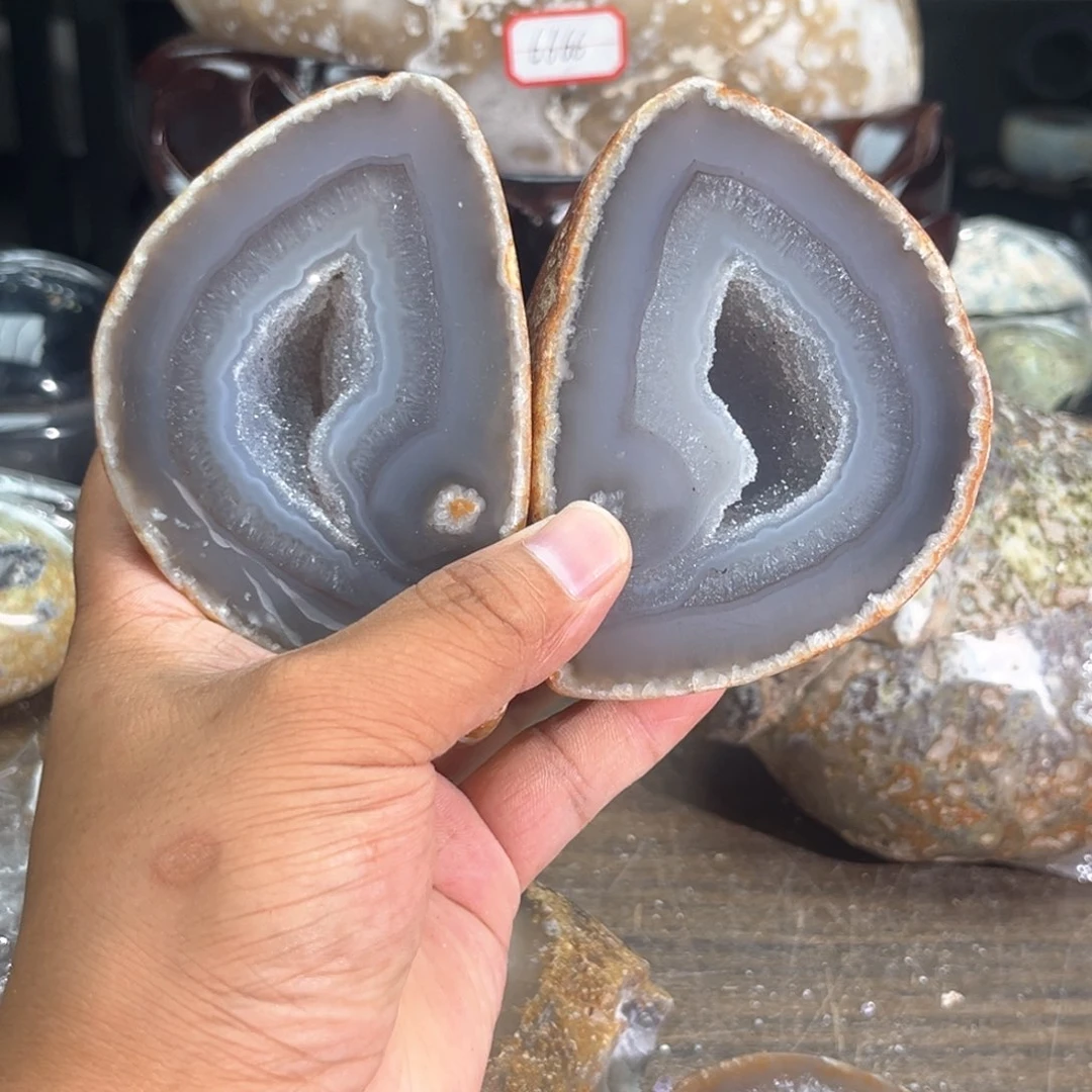 未镶嵌摆件紫晶聚宝盆