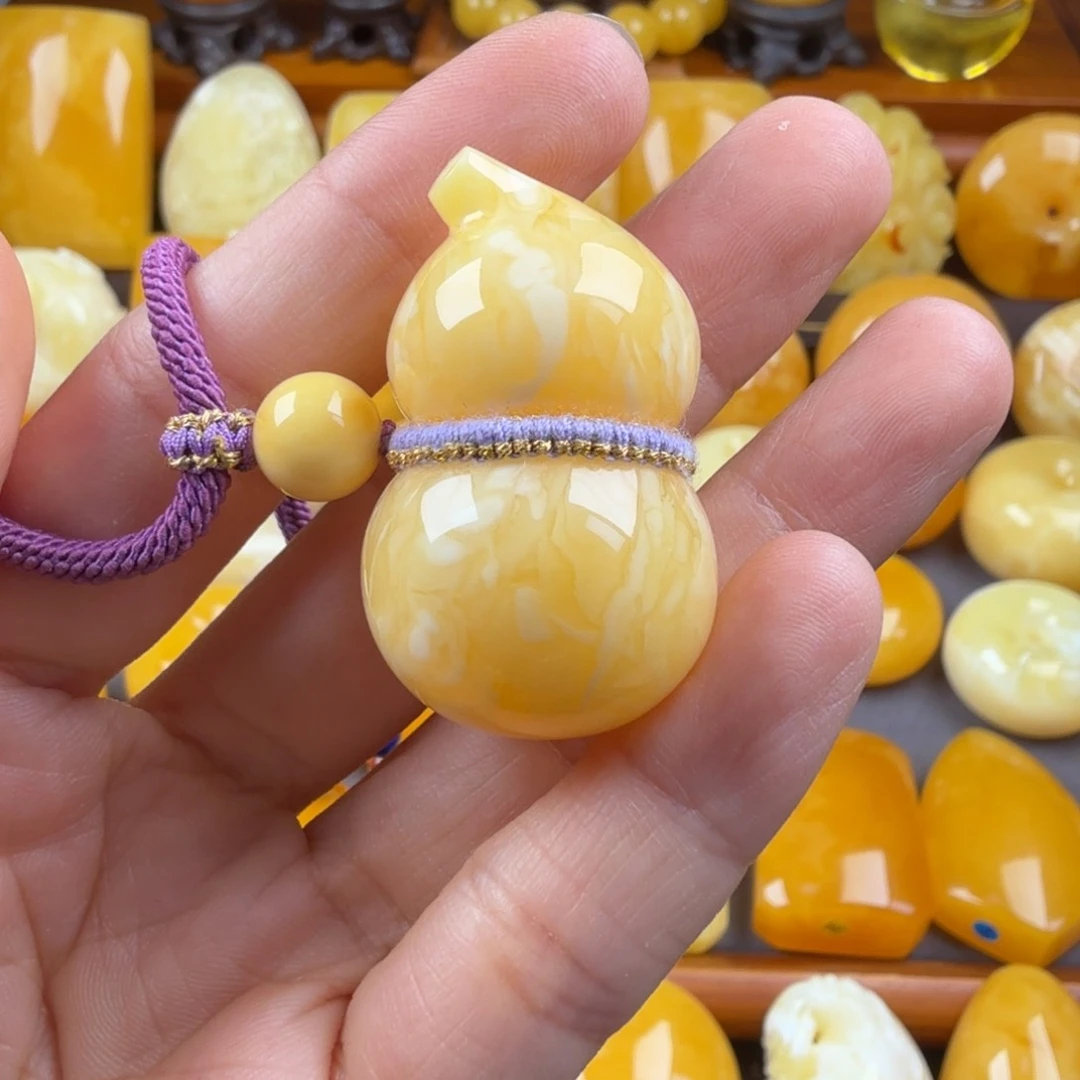 裤***腿未镶嵌颈饰琥珀纯天然琥珀蜜蜡无优化