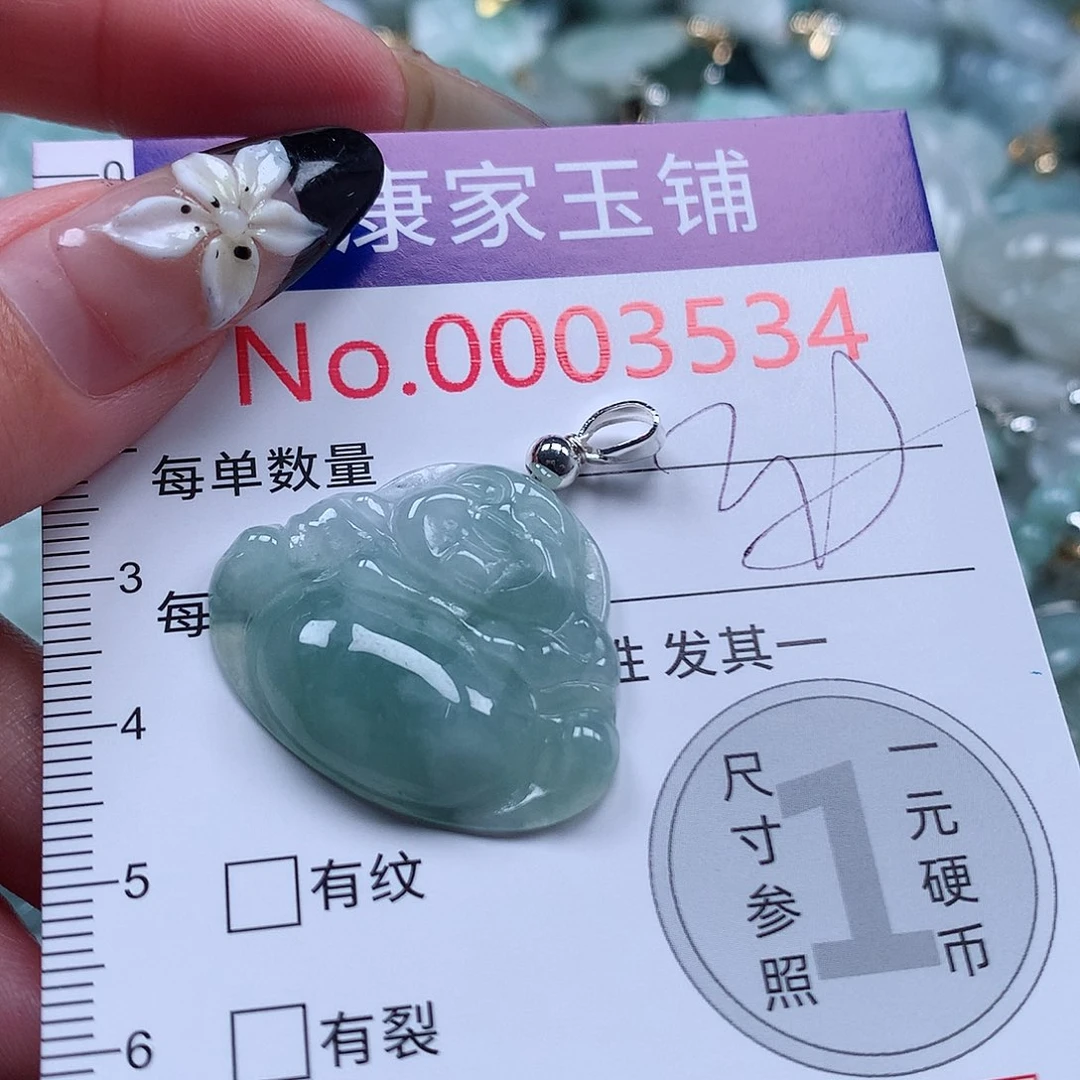 颈饰未镶嵌翡翠t