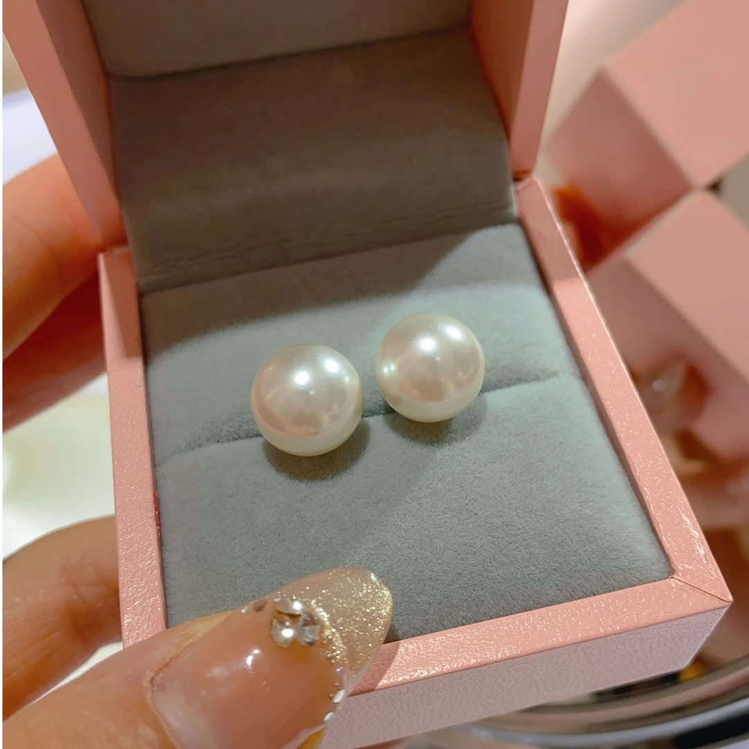 925银仿珍珠耳饰 925银饰耳钉 气质百搭耳饰 （多样性发货）F0029