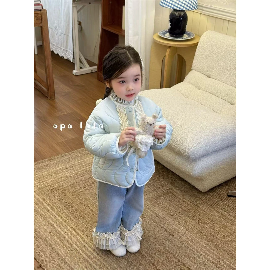 opolala·25冬~花边棉服77009（童装汉服）