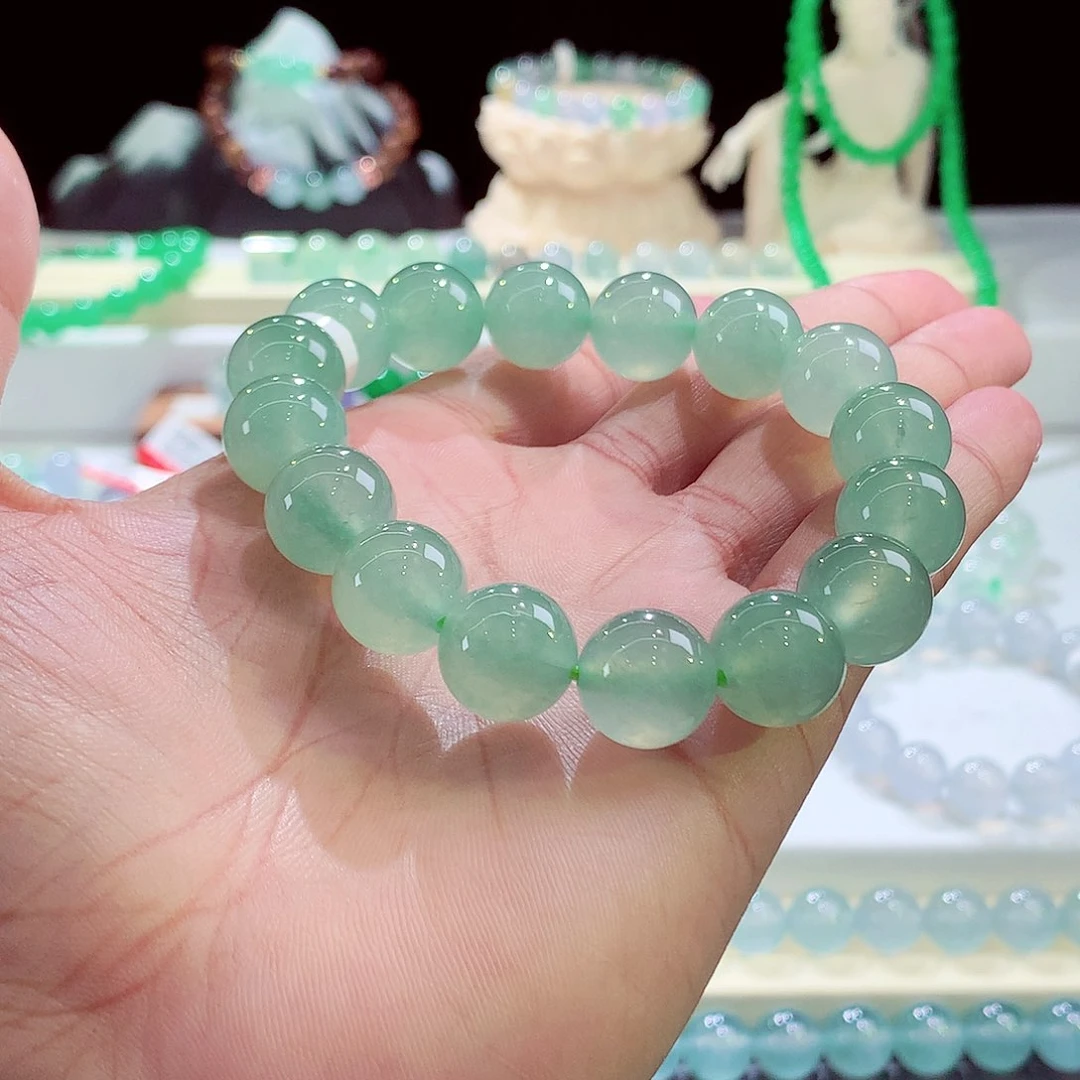 未镶嵌手链翡翠卡12.8