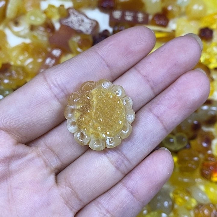 吊坠橄榄核原皮向日葵35