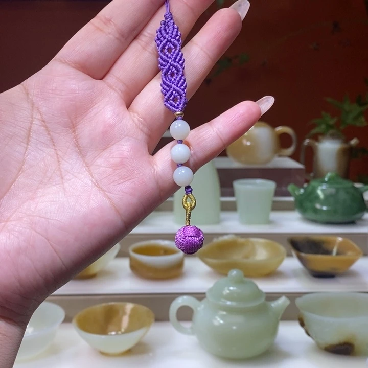 未镶嵌和田玉摆件转运珠挂件福利
