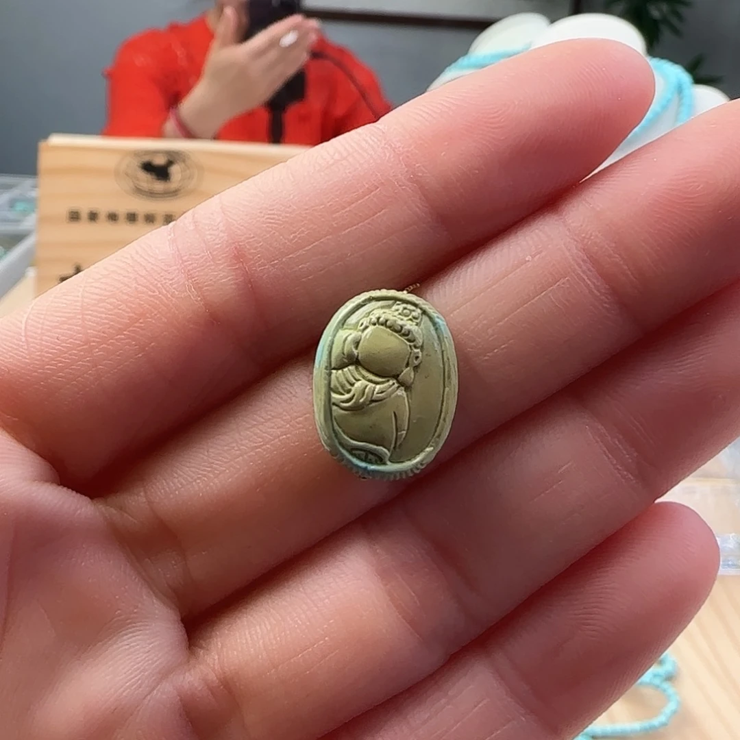 绿松石未镶嵌94睡佛