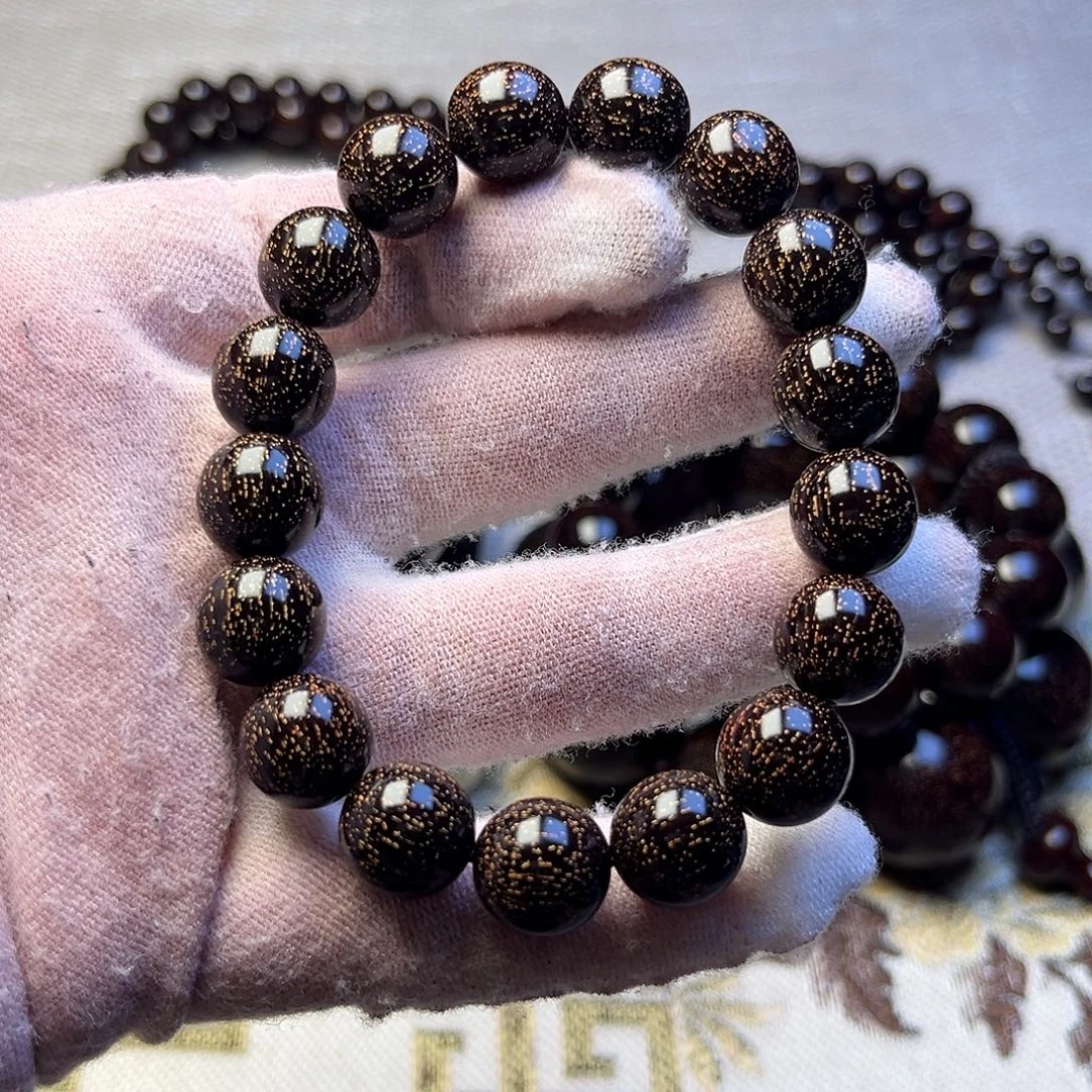 檀香紫檀（小叶紫檀）1.2 17颗爆星