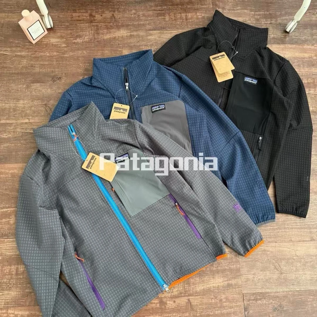 PATA R2 TechFace 拼色防水保暖抓绒夹克外套男