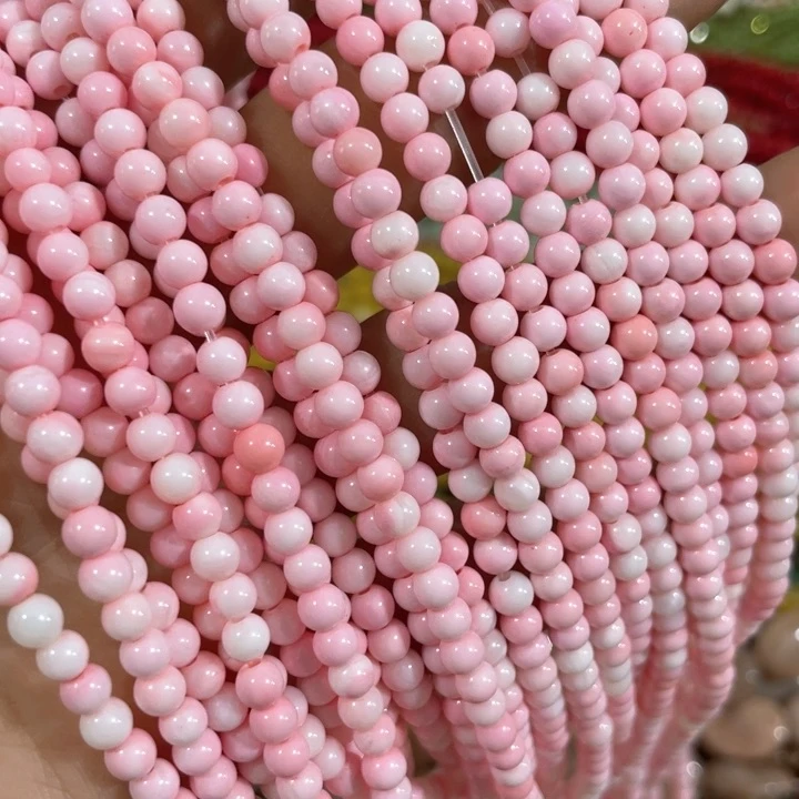 贝壳非金属一条4mm女皇贝圆珠
