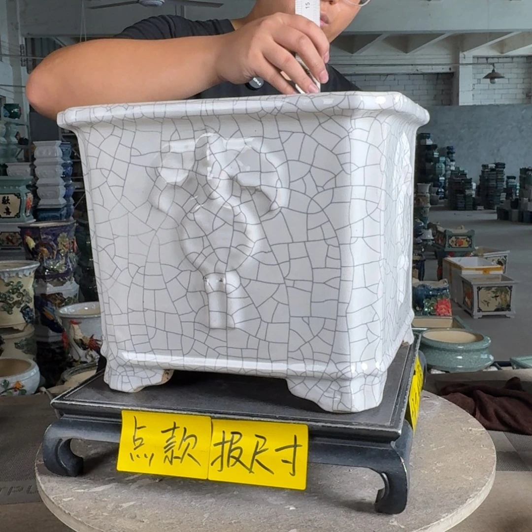 。一风堂石湾花盆 内25*21