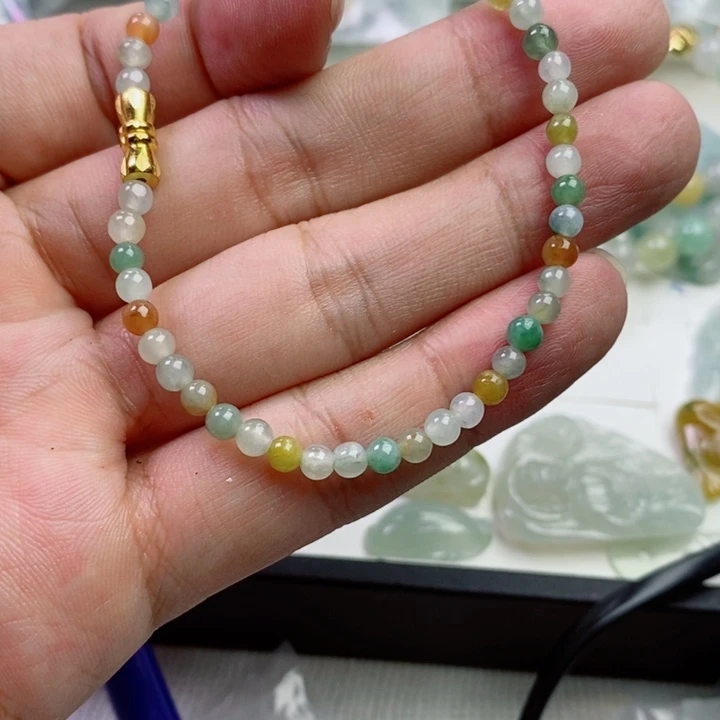 定制翡翠未镶嵌手链