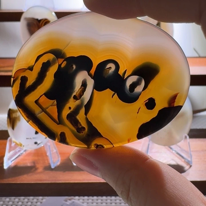 玛瑙/玉髓合金颈饰