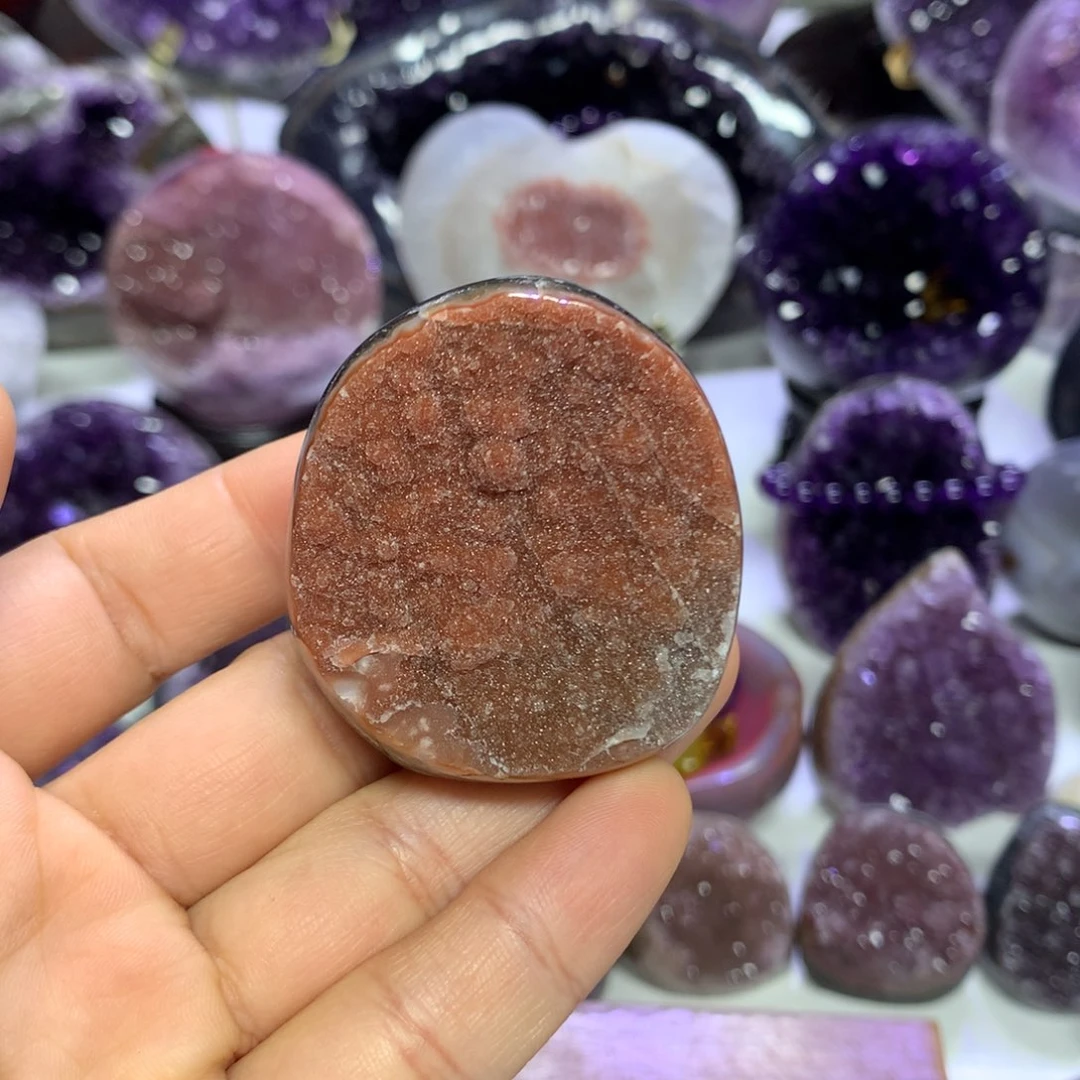 紫晶摆件未镶嵌水晶