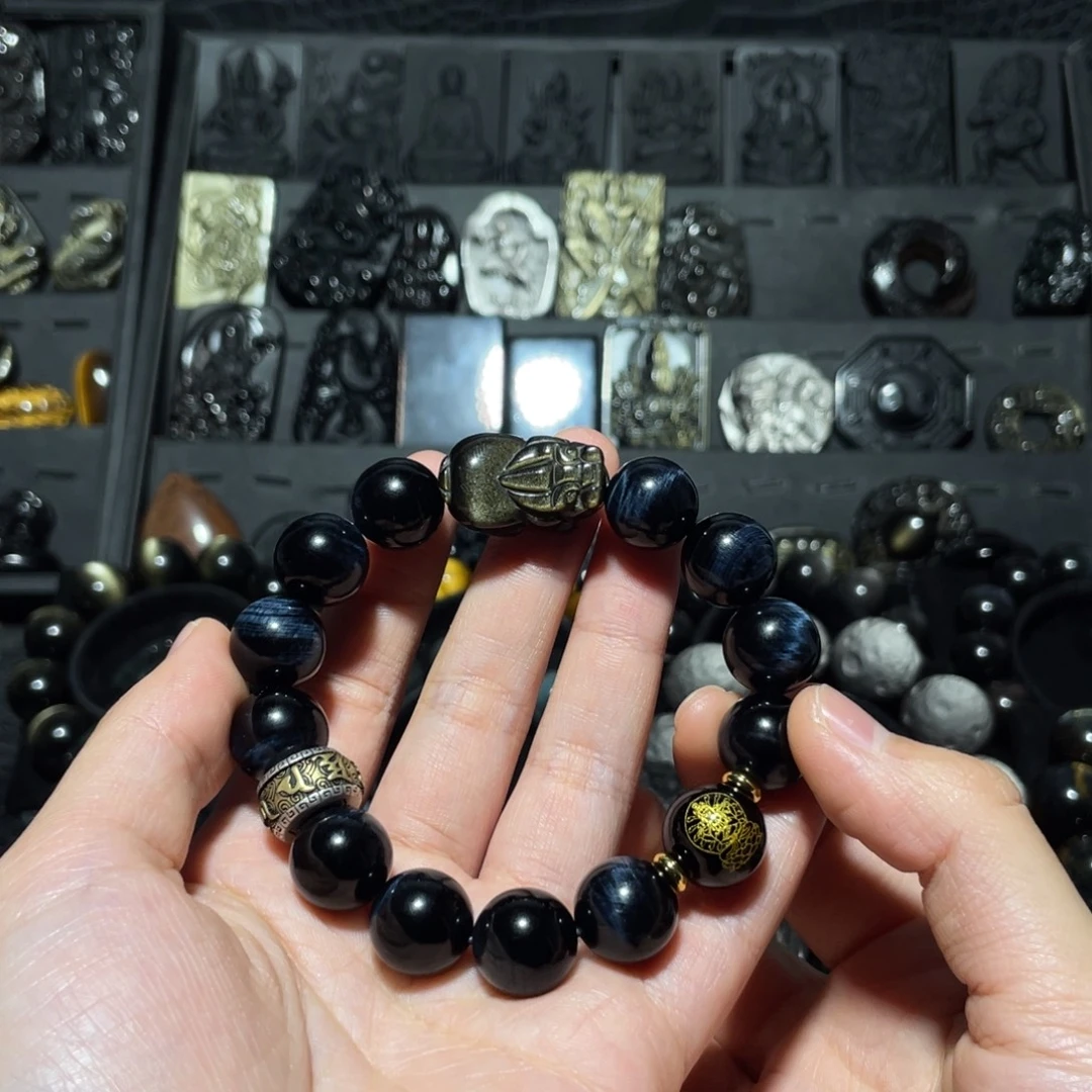 朝****黑曜岩未镶嵌珠宝奇石