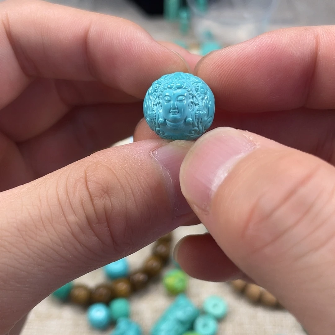 原生态湖北松配饰，直径15