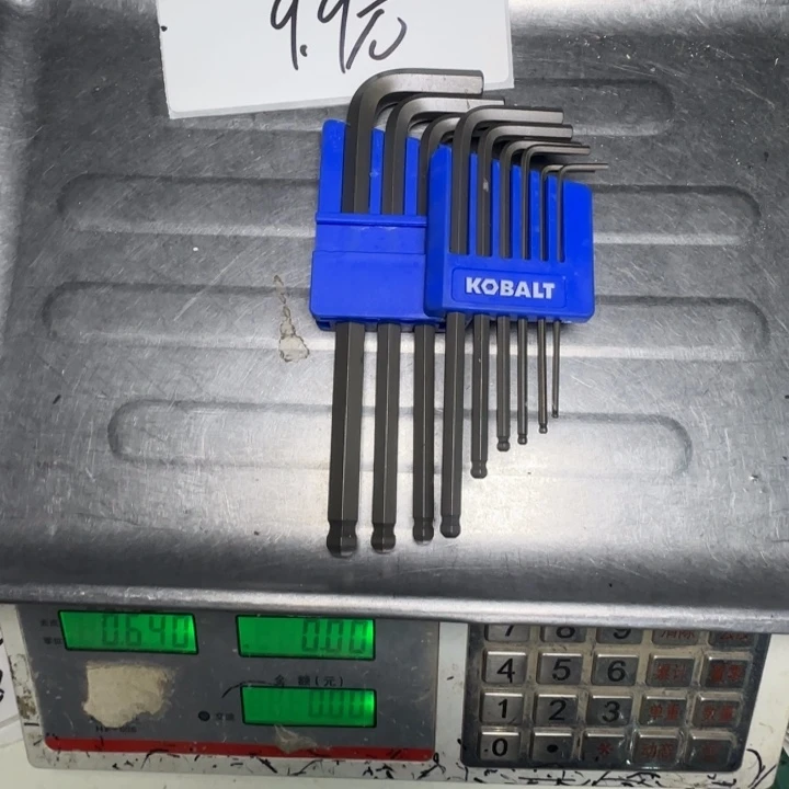 蓝色公制9件套内六角O03