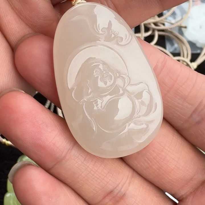 和田玉未镶嵌颈饰星*✨