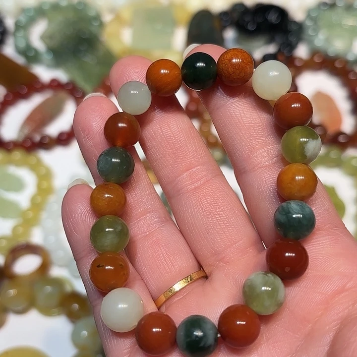 蛇纹石玉未镶嵌手串