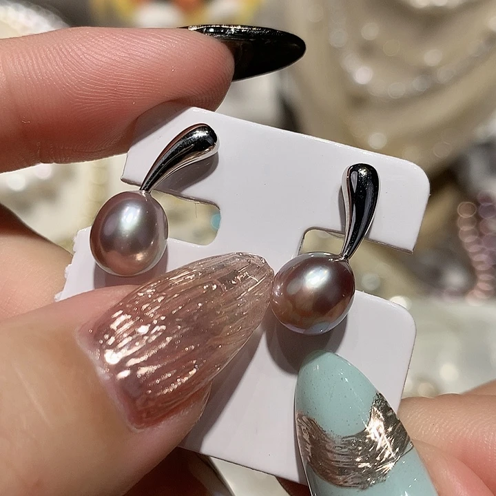 未镶嵌淡水珍珠耳饰