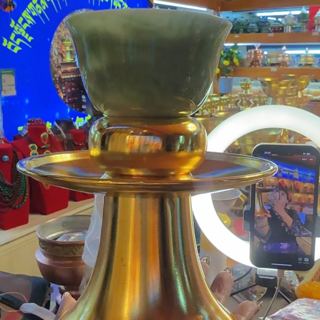 玉玉杯小巧茶架一套家居摆件