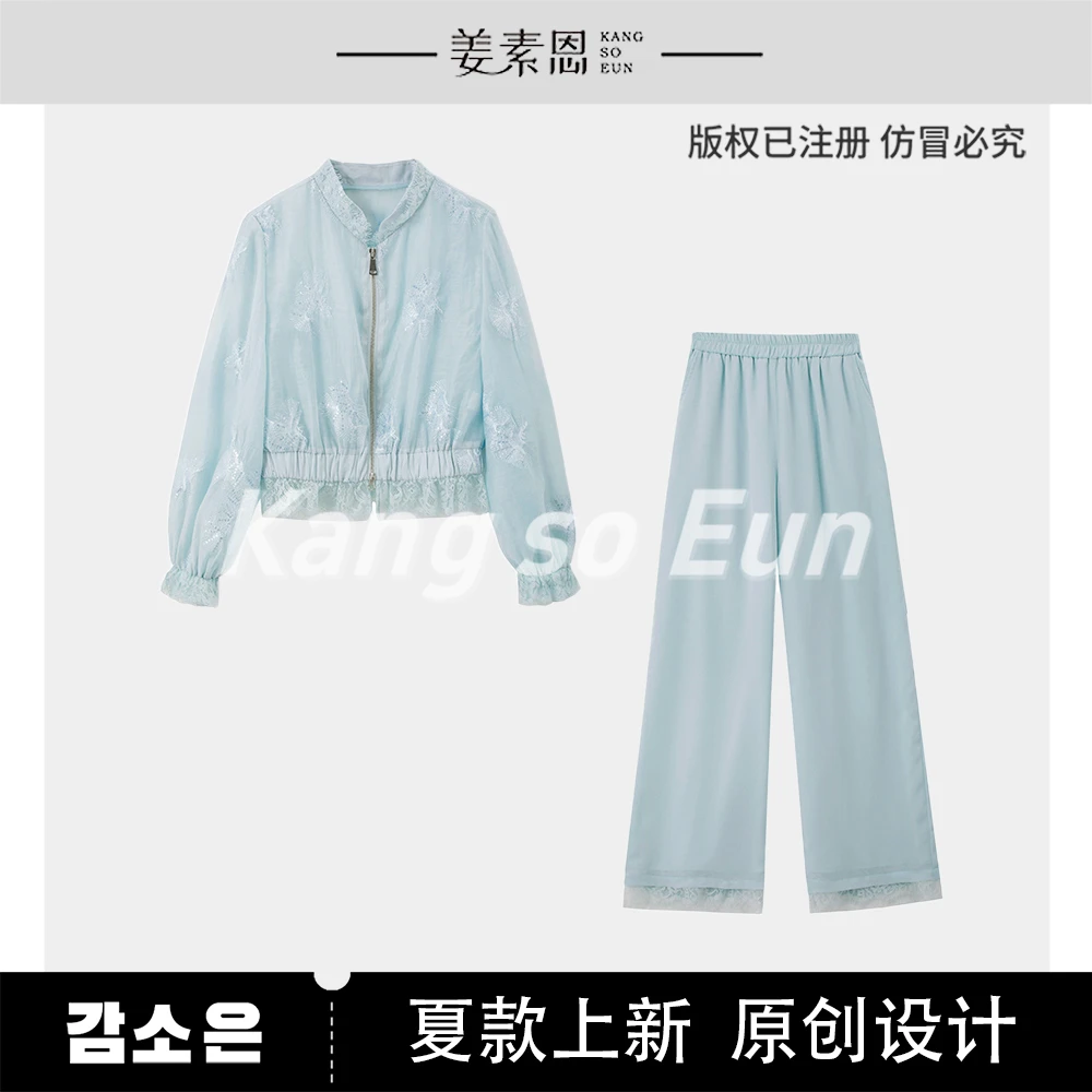 《李易行》【兰夕】气质时尚设计感新款休闲套装GY25XT020205