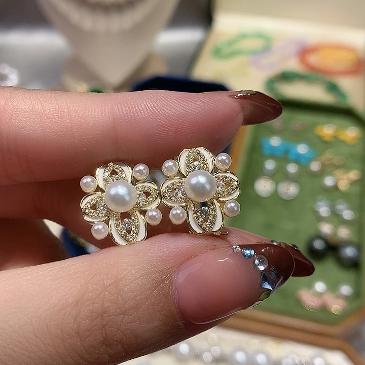 耳饰淡水珍珠未镶嵌