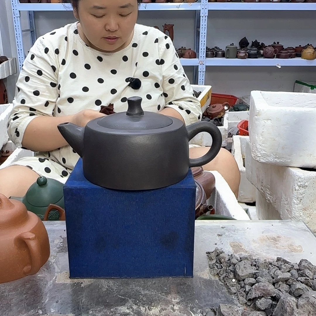 茶壶紫砂宜兴紫砂壶瑕疵处理