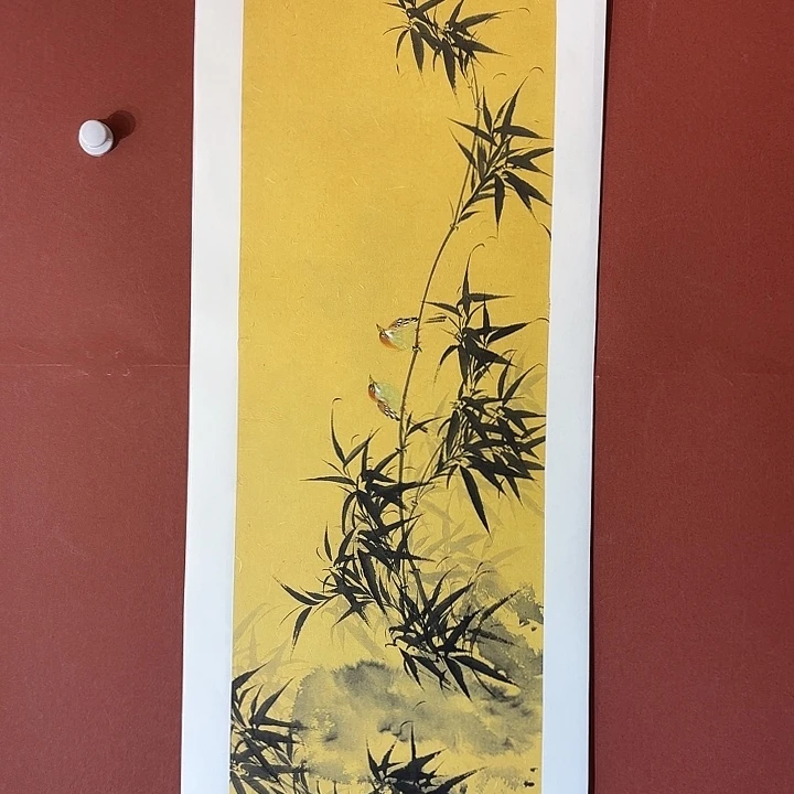 国画听兰老师花鸟